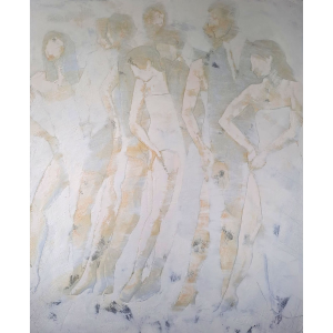 Apparences est une peinture de Corinne Malfreyt inspirée par Pina Bausch.