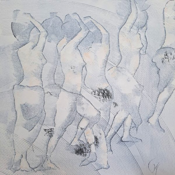 La porteuse d'eau est une peinture de Corinne Malfreyt inspirée par le mouvement.