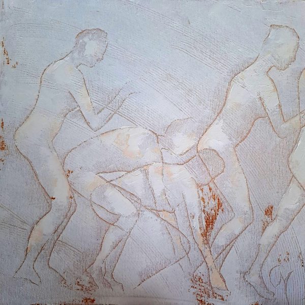 Le trésor est une peinture de Corinne Malfreyt inspirée par le mouvement.